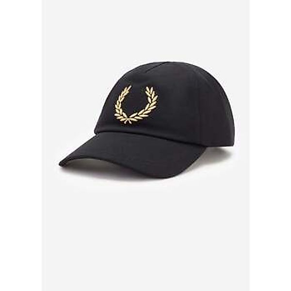 Fred Perry  Schirmmütze Bold branding canvas cap - black champagne günstig online kaufen