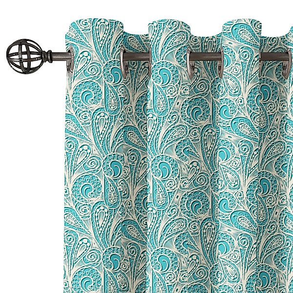 Abakuhaus Gardine Dekorative 2-Panel-Fenstervorhänge für Schlafzimmer günstig online kaufen