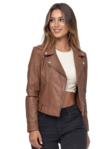Tazzio Lederjacke F507 Biker Look mit günstig online kaufen