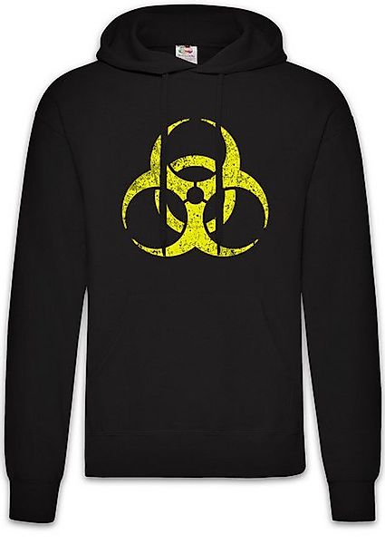 Urban Backwoods Hoodie Black Biohazard Vintage Symbol Herren Hoodie Goth TB günstig online kaufen