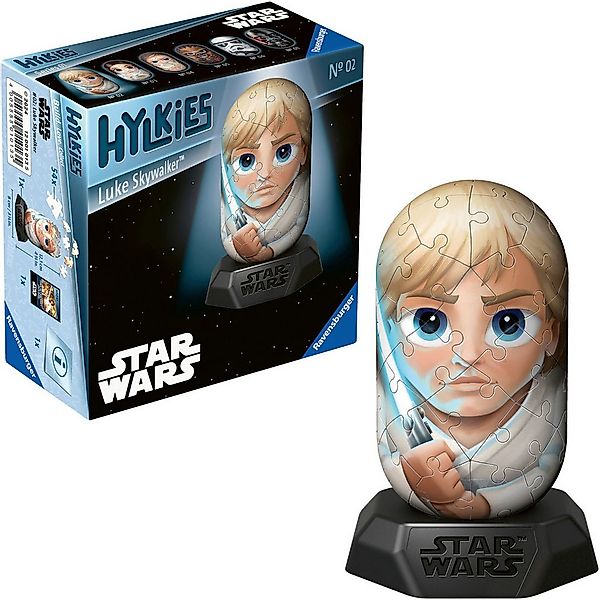 Ravensburger 3D-Puzzle Star Wars Hylkies Sammelfigur #02 Luke Skywalker, 54 günstig online kaufen