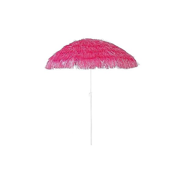 Lex Hawaii Sonnenschirm Bastschirm Ø 160 cm UV30+ Strandschirm Knickschirm günstig online kaufen