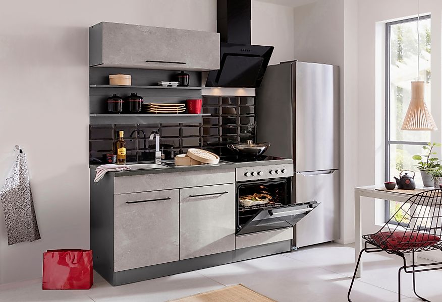 KOCHSTATION Küchenzeile KS-Tulsa, Breite 160 cm, günstig online kaufen