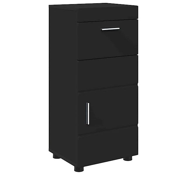 vidaXL Badezimmerspiegelschrank Badezimmerschrank-Set TULUM Schwarz 37 x 31 günstig online kaufen
