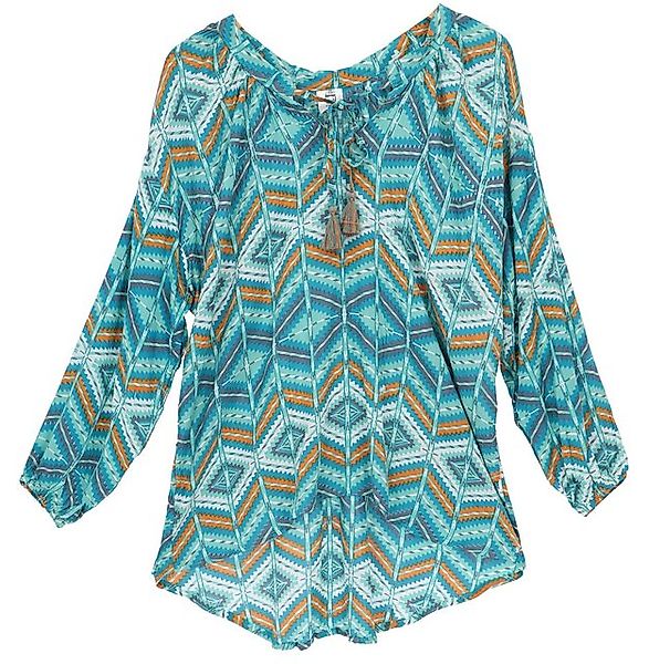 Guru-Shop Longbluse Blusentunika, Langarmbluse, plus size.. Boho, Ethno Sty günstig online kaufen