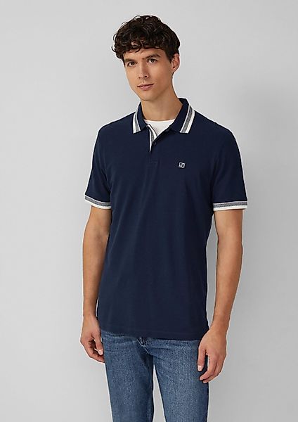 s.Oliver Kurzarmshirt Polo-Shirt Poloshirt aus Baumwollpiqué günstig online kaufen