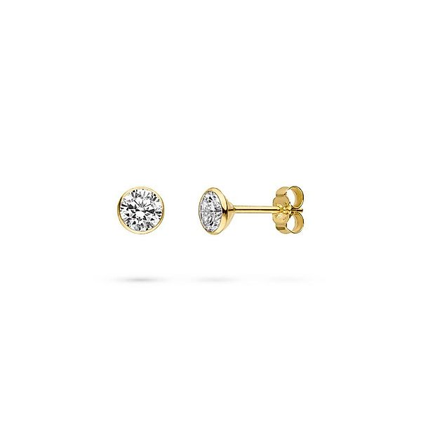 SKIELKA DESIGNSCHMUCK Single-Ohrstecker 1 Gold Ohrstecker günstig online kaufen