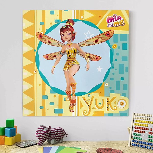 Leinwandbild Kinderzimmer - Quadrat Mia and me - Elfe Yuko günstig online kaufen