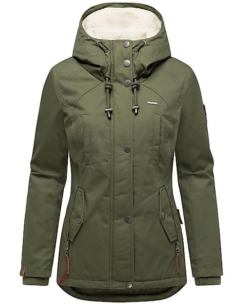Marikoo Winterjacke "Bikoo" mit Kapuze sportliche Damen Outdoor Baumwolljac günstig online kaufen