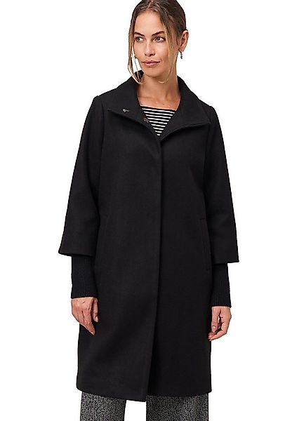 Zero Wintermantel Damen Wolloptik mit Stehkragen günstig online kaufen