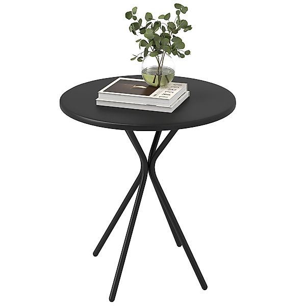 Outsunny Gartentisch mit Fußpolster (runder Esstisch, günstig online kaufen