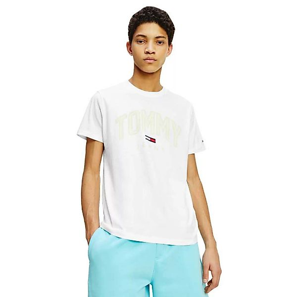 Tommy Jeans Shadow Logo Print Kurzärmeliges T-shirt XS White günstig online kaufen