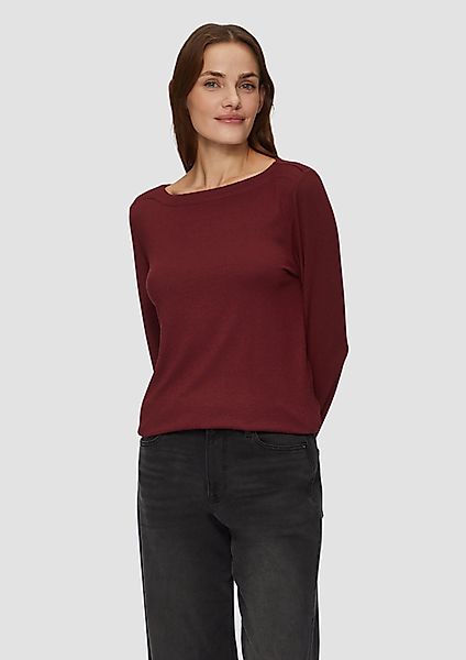 s.Oliver Langarmshirt Weiches Longsleeve aus Jerseystrick günstig online kaufen