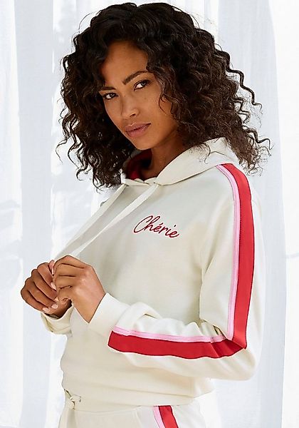 Vivance Hoodie (1-tlg) Hoodie mit Kontrast Einsätzen, Loungeanzug günstig online kaufen