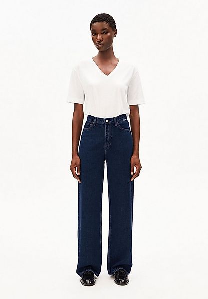 Armedangels Weite Jeans ENIJAA Wide Jeans TENCEL™ Lyocell Mix (Non-Stretch, günstig online kaufen