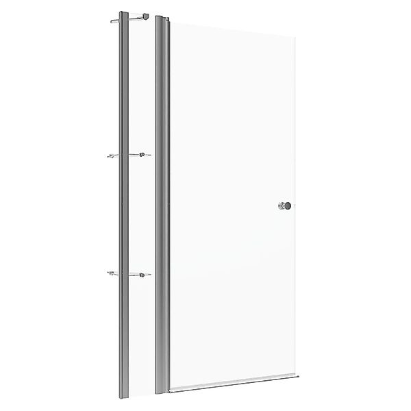 Aquabatos Schwenktür Duschtür Badezimmer Duschabtrennung mit 20 cm Festteil günstig online kaufen