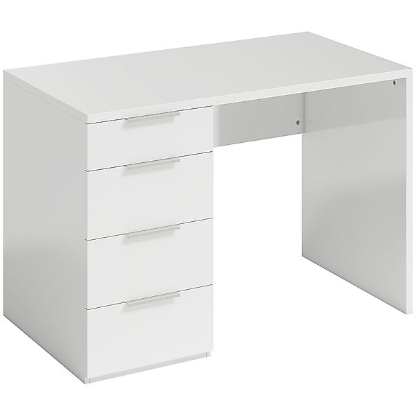 HOMCOM Platzsparender Schreibtisch, 110x61.5x75 cm Moderner Schreibtisch mi günstig online kaufen