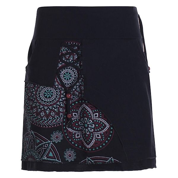 Vishes Minirock Damen Baumwolle Mandala-Muster breiter günstig online kaufen