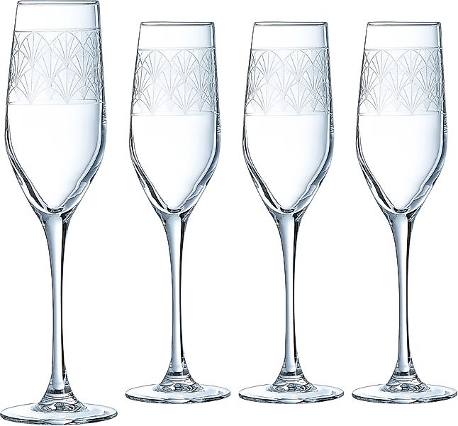 Luminarc Sektglas »Trinkglas Paradisio«, (Set, 4 tlg.), Gläser Set in Panto günstig online kaufen