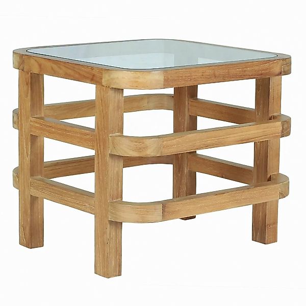 Beistelltisch Pusiano Teak Massivholz günstig online kaufen