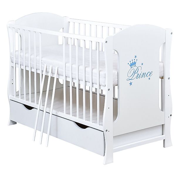 Baby-Delux Babybett Lia Prince, Kinderbett 60x120 günstig online kaufen