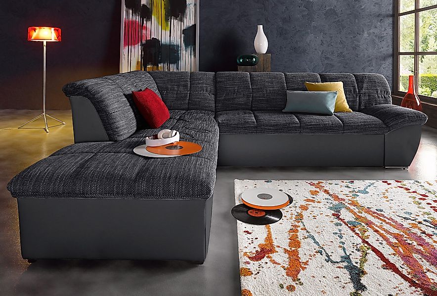 DOMO collection Ecksofa »Splash, aktuelle Sitz- und Rückensteppung, Materia günstig online kaufen