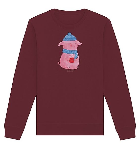 Mr. & Mrs. Panda Longpullover Größe M Schwein Glühwein - Burgundy - Geschen günstig online kaufen