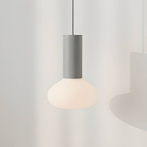 Hängeleuchte Flo, beige, 1-flammig, Glas günstig online kaufen