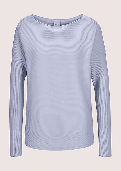 MADELEINE Longpullover "Strickpullover Lässiger Oversized-Pullover mit U-Bo günstig online kaufen