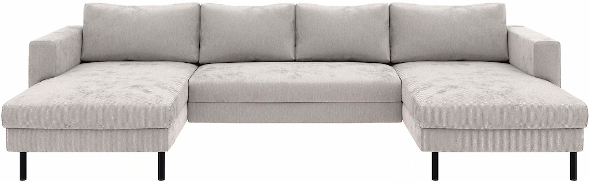 TRENDMANUFAKTUR Wohnlandschaft "Amazing II, wahlw. mit Schlaffunktion & Bet günstig online kaufen