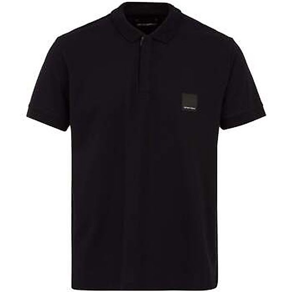 Emporio Armani  T-Shirts & Poloshirts Lounge Quarter Zip Polo Shirt Black günstig online kaufen