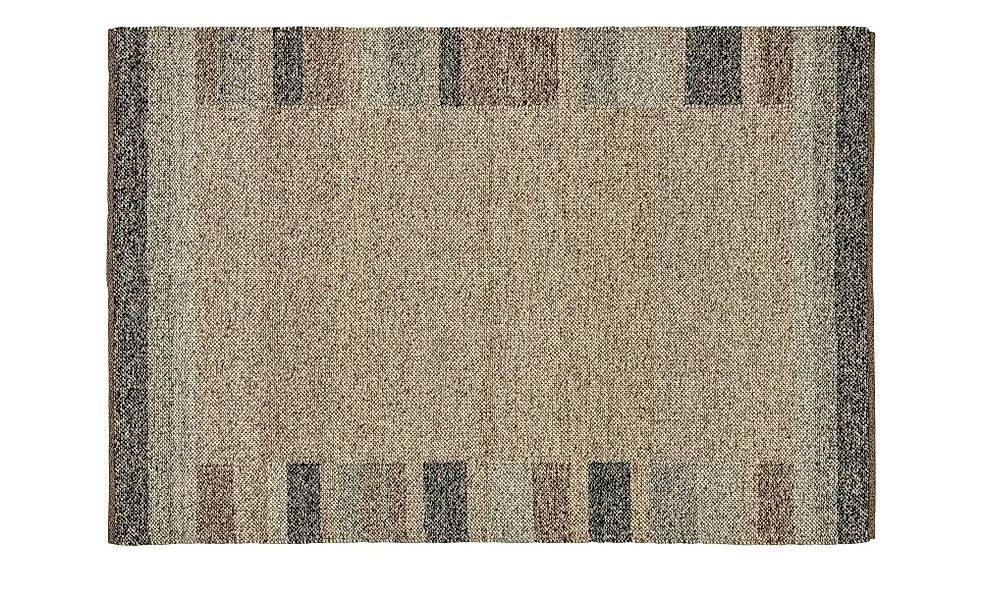 Handweb-Teppich  Pito Design ¦ mehrfarbig ¦ Wolle ¦ Maße (cm): B: 90 Teppic günstig online kaufen