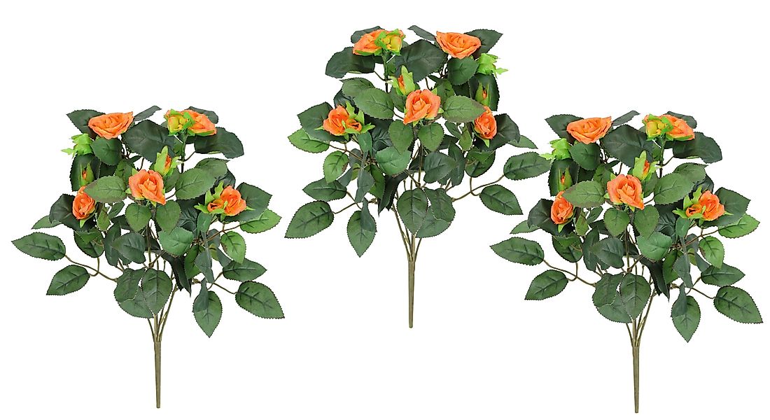 Kunstblume Künstlicher Rosenbusch, I.GE.A., Höhe 34 günstig online kaufen