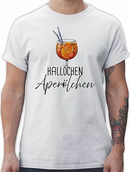 Shirtracer T-Shirt Hallöchen Aperölchen Aperol Spritz Mädelsabend Karneval günstig online kaufen