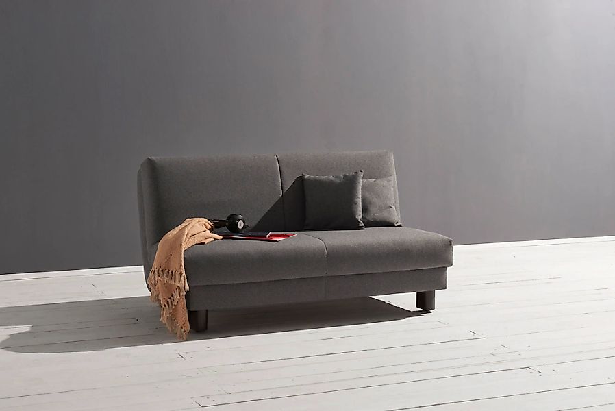 ell + ell Schlafsofa "Enny" Breite 180 cm, Liegehöhe 40 cm, Füße schwarz günstig online kaufen