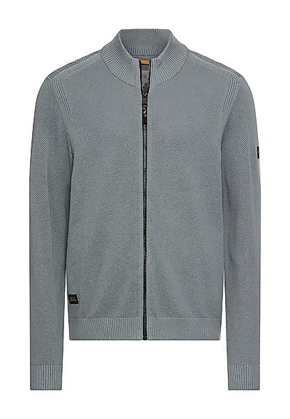 camel active Strickjacke mit Reißverschluss und Stehkragen günstig online kaufen