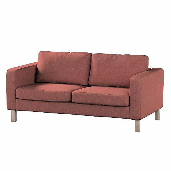 Bezug für Karlstad 2-Sitzer Sofa nicht ausklappbar, cognac braun, Sofahusse günstig online kaufen