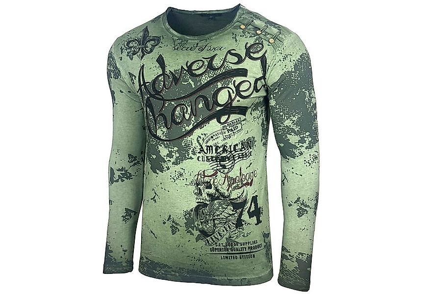 Baxboy Longshirt Baxboy Herren Longsleeve Langarmshirt Shirt Mit Rundhalskr günstig online kaufen