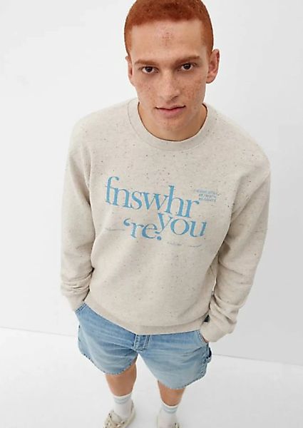 QS Sweatshirt Sweatshirt mit Frontprint günstig online kaufen