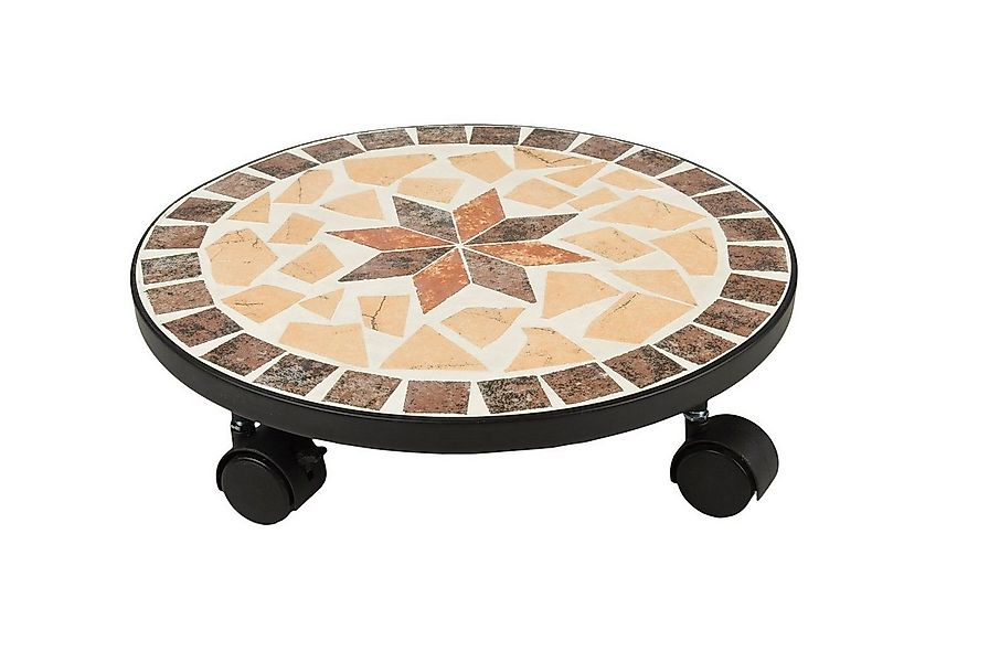 GartenHero Blumentopfuntersetzer Pflanzenroller rund Mosaik Blumenroller 35 günstig online kaufen