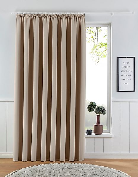 my home Verdunkelungsvorhang Solana, Kräuselband (1 günstig online kaufen