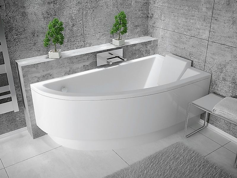 KOLMAN Badewanne Eckbadewanne Praktika 140x70, (Links/Rechts), günstig online kaufen