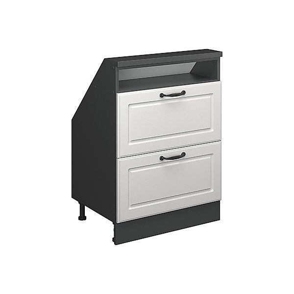 Vicco Unterschrank R-Line, Weiß Landhaus/Anthrazit, 60 günstig online kaufen