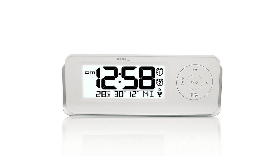 technoline Funkwecker WT 498 S mit automatischen Dimm-Sensor bei Dunkelheit günstig online kaufen