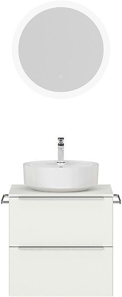 nobilia® Badmöbel-Set »Alvene« vormontiert, mit Soft-Close, 2 Stk. tlg. günstig online kaufen