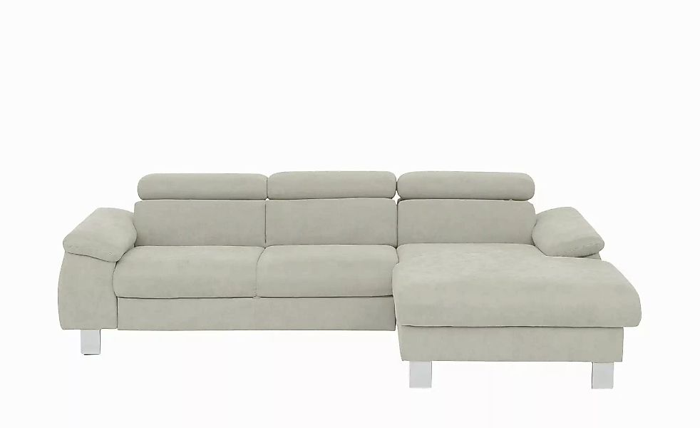 uno Ecksofa aus Velours Micky ¦ creme ¦ Maße (cm): B: 244 H: 72 T: 166.0 Po günstig online kaufen
