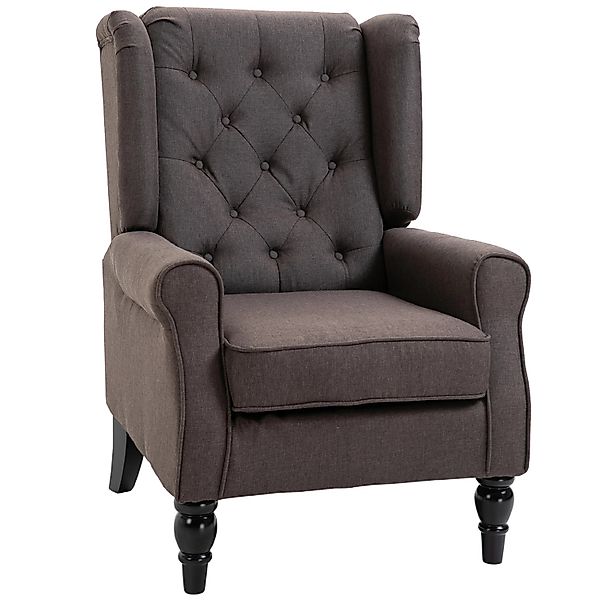HOMCOM Einzelsessel mit Tufting 74 x 86 x 102 cm günstig online kaufen