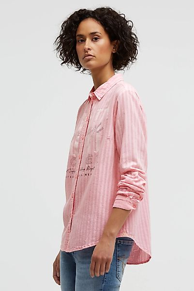 SOCCX Langarmbluse aus Baumwolle günstig online kaufen