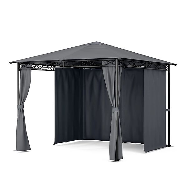 Blumfeldt Mondo Gartenpavillon Partyzelt Gazebo 295x262x295 cm Stahl Polyes günstig online kaufen