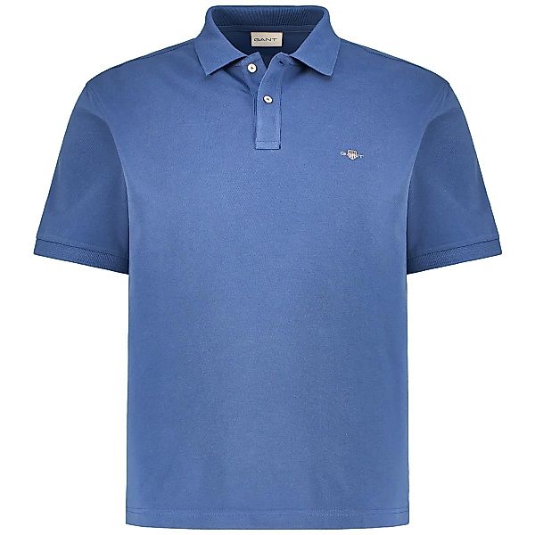 Gant Poloshirt aus Baumwoll-Piqué Farbe blau Größe: 5XL günstig online kaufen